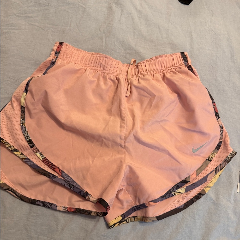 Nike Women's Athletic Shorts with Patterned Trim